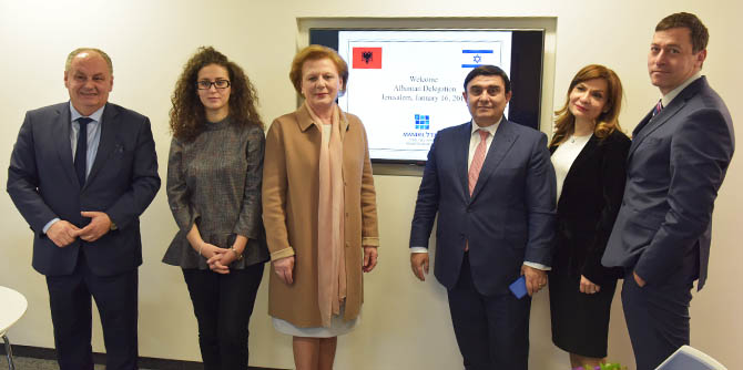 משלחת פרלמנטרית מאלבניה ביקרה ביחידת הבוגרים