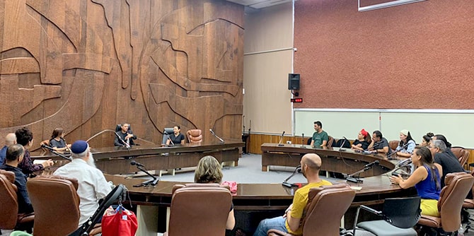 עמיתי תוכנית באר שבע פוגשים את ראש העיר רוביק דנילוביץ'