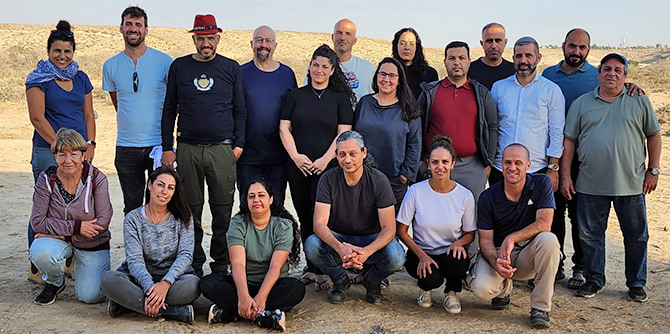 העמיתות והעמיתים של תוכנית מנדל למנהיגות אזורית בדימונה, ערד והנגב המזרחי