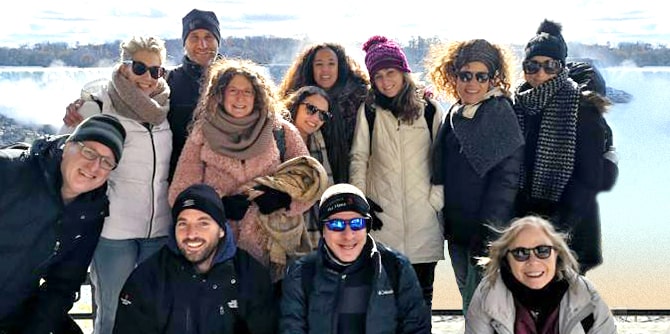 בוגרי תוכנית אילת-אילות במשלחת למידה בטורונטו, קנדה