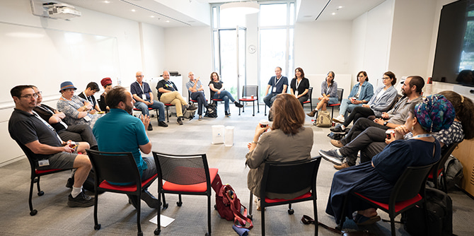 Fellows of the Mandel Program for Academic Leadership in Teacher Training (Photo: Simanim Productions)