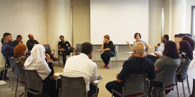 מפגש הפתיחה של תוכנית מנדל למנהיגות אזורית בכסייפה ובערערה-בנגב