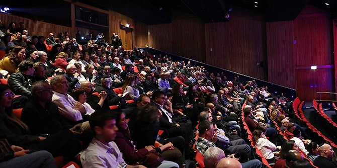 הקרנת הסרט (צילום: סיון פרג')