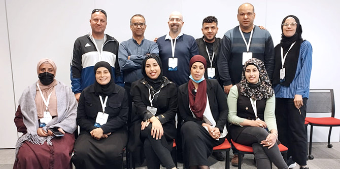 Program fellows at the Mandel Fellows Day event in Jerusalem (Mandel Foundation–Israel)