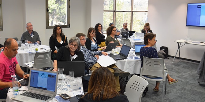 יום העיון השני במסגרת הסדנה בנושא העברת מסרים מיטבית בעידן הדיגיטלי