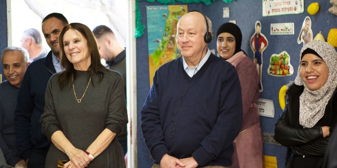 חברי הנהלת קרן מנדל נפגשו עם עמיתי תוכנית מנדל למנהיגות אזורית בכסייפה ובערערה-בנגב