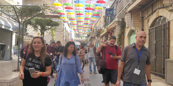 משתתפי הריטריט בירושלים