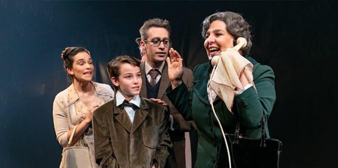 ארבעה שחקנים בתיאטרון החאן