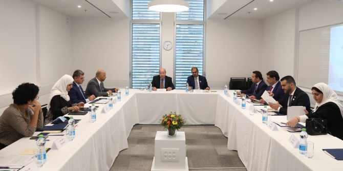 המפגש עם המשלחת (צילום: אביר סולטן)