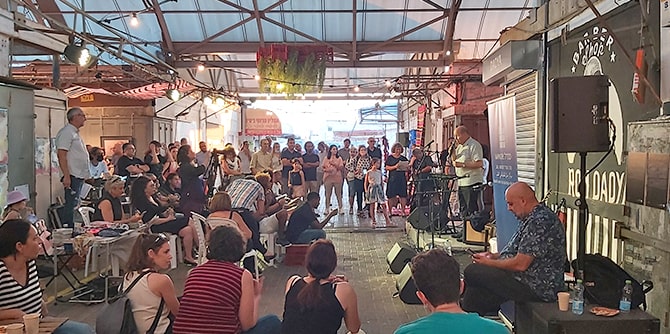 יאללה תרבות בשוק העירוני בבאר שבע