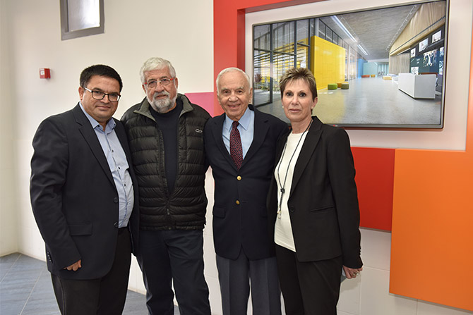 הונחה אבן הפינה למרכז ג'ק, ג'וזף ומורטון מנדל לחדשנות בירוחם