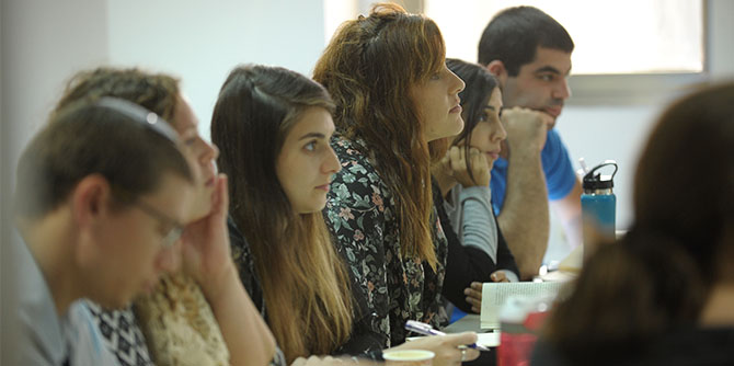 Fellows at the opening of the Mandel Program for Youth Leadership